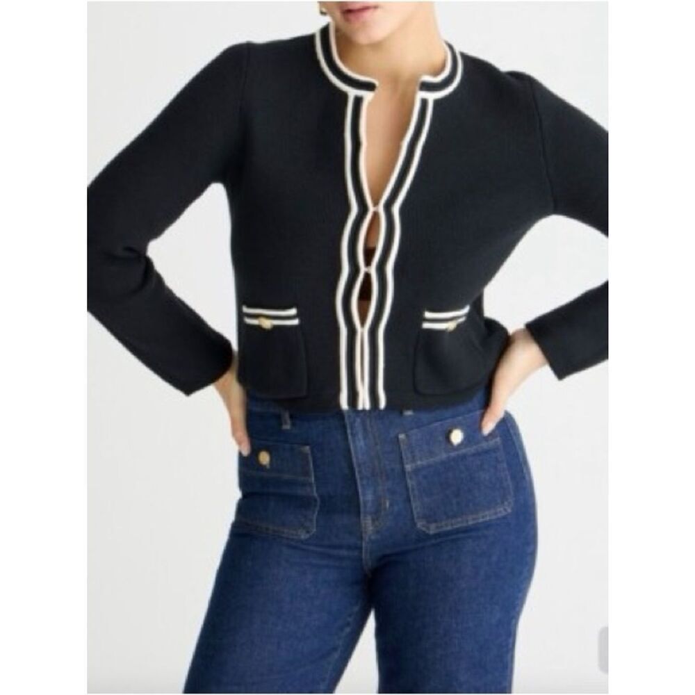 J.Crew Emilie sweater lady jacket Blazer XL - Picture 2 of 10